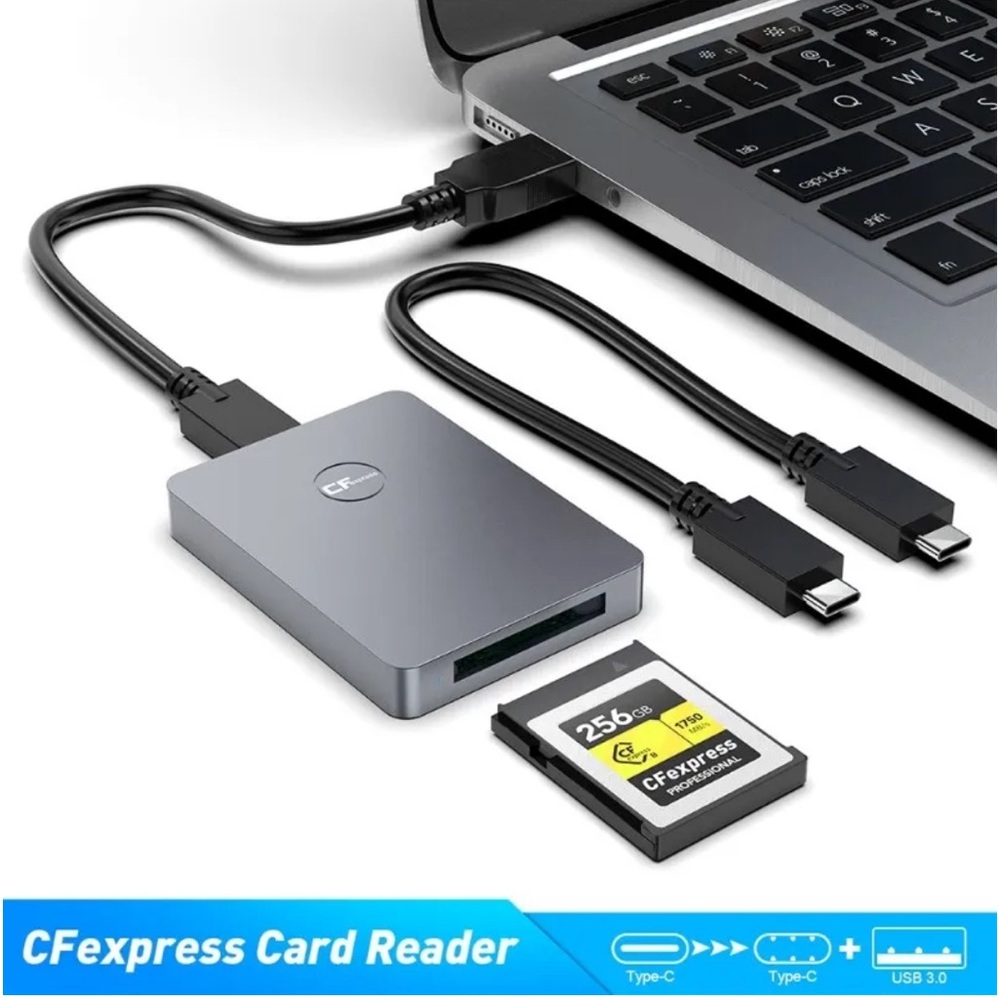 USB Memory Card Reader & Hub 3.0 CFexpress 5 Gbps Type C for Laptop / Phone New
